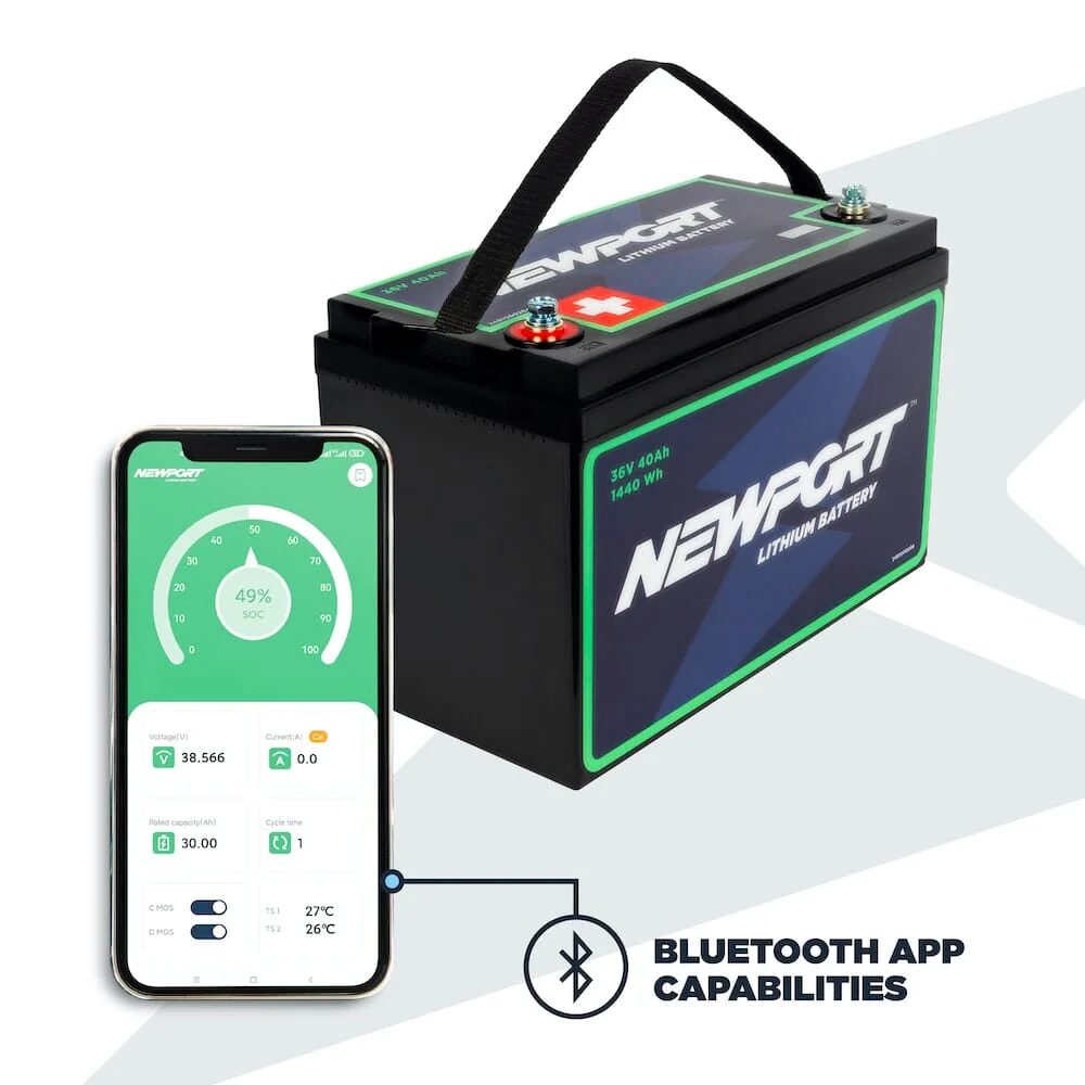 36V 40Ah Extended Range Lithium LiFePO4 Battery - Image 11