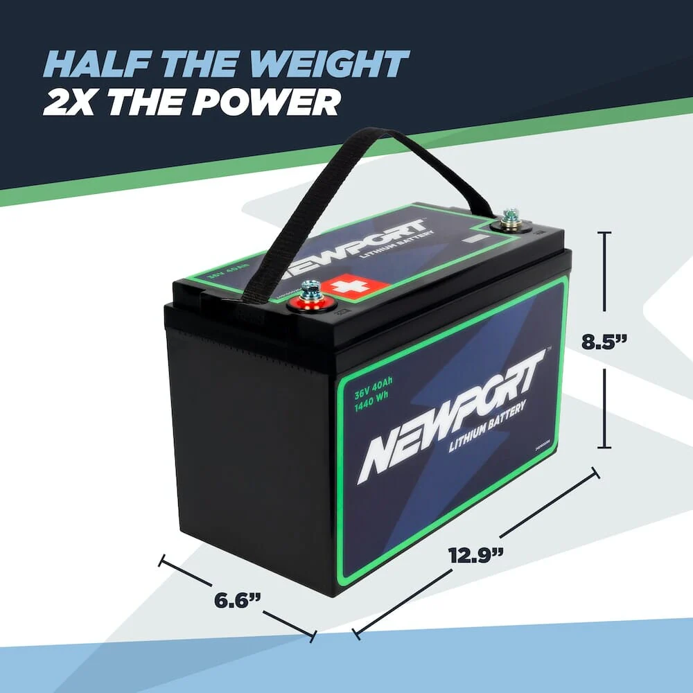 36V 40Ah Extended Range Lithium LiFePO4 Battery - Image 12