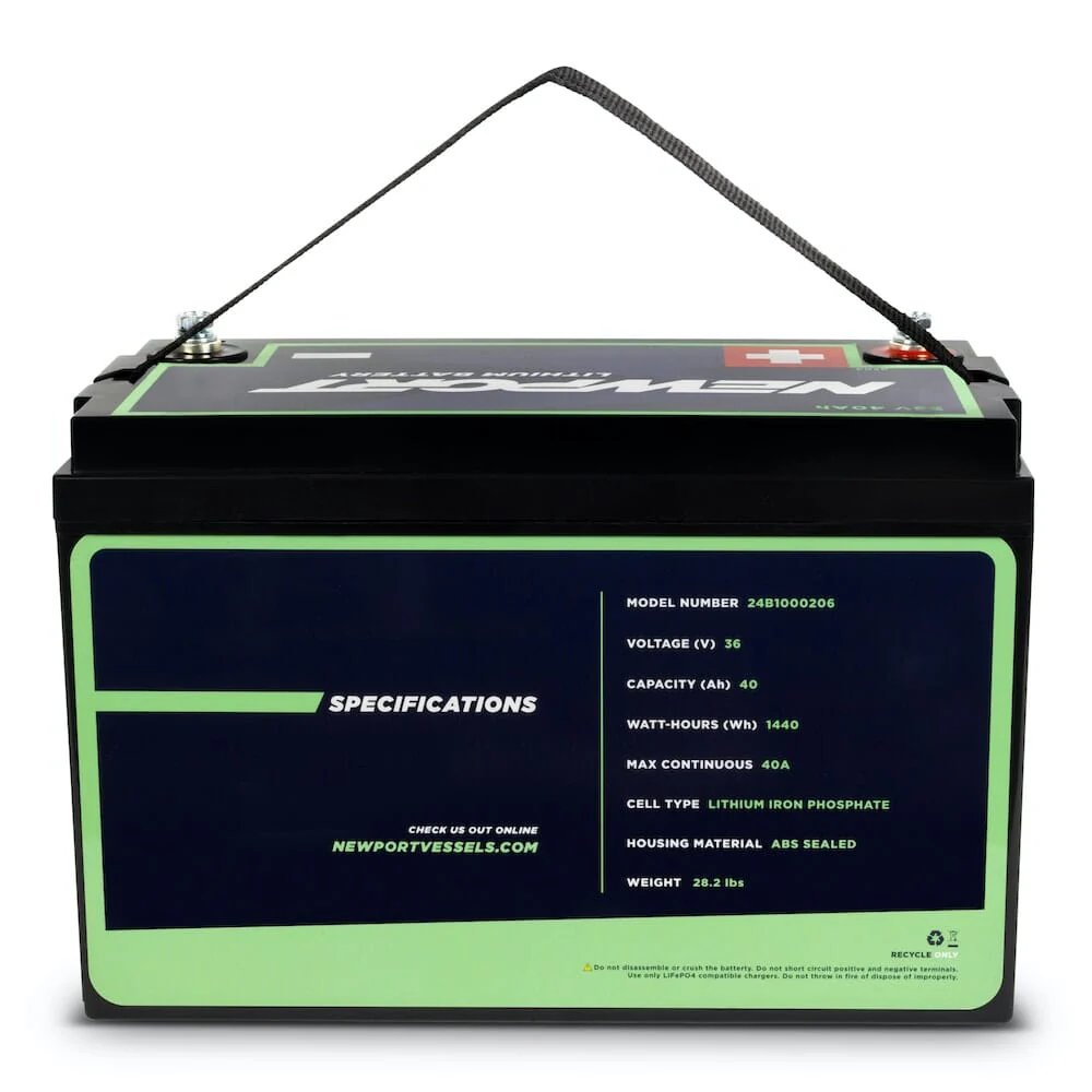 36V 40Ah Extended Range Lithium LiFePO4 Battery - Image 4